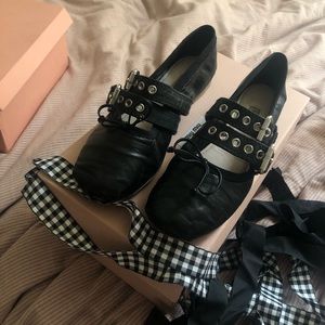 Miu Miu Ballet Flats size 37 1/2
